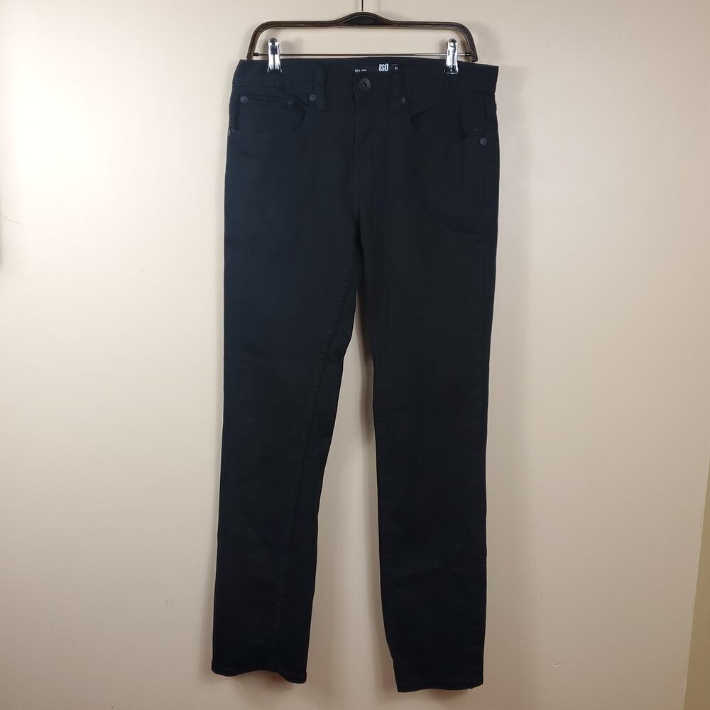 RSQ Mens Slim Straight Jeans in Black Size 32x34